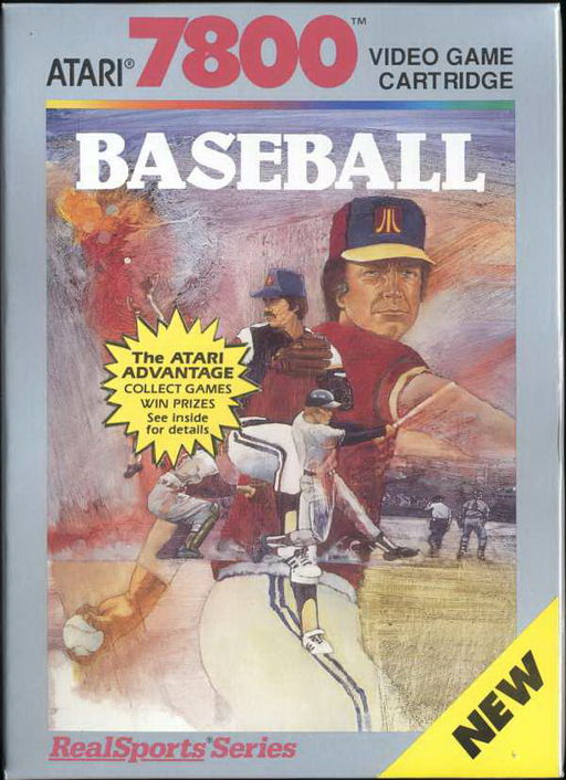 RealSports Baseball (USA) 7800 Game Cover
